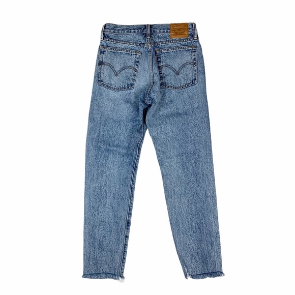 LEVI'S Wedgie Jeans w/ Raw Hem - Picture 4 of 5
